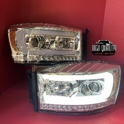 Dodge Ram 2006. 2008 Headlights.