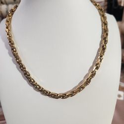 Gold Stainless Steel Thick Chain