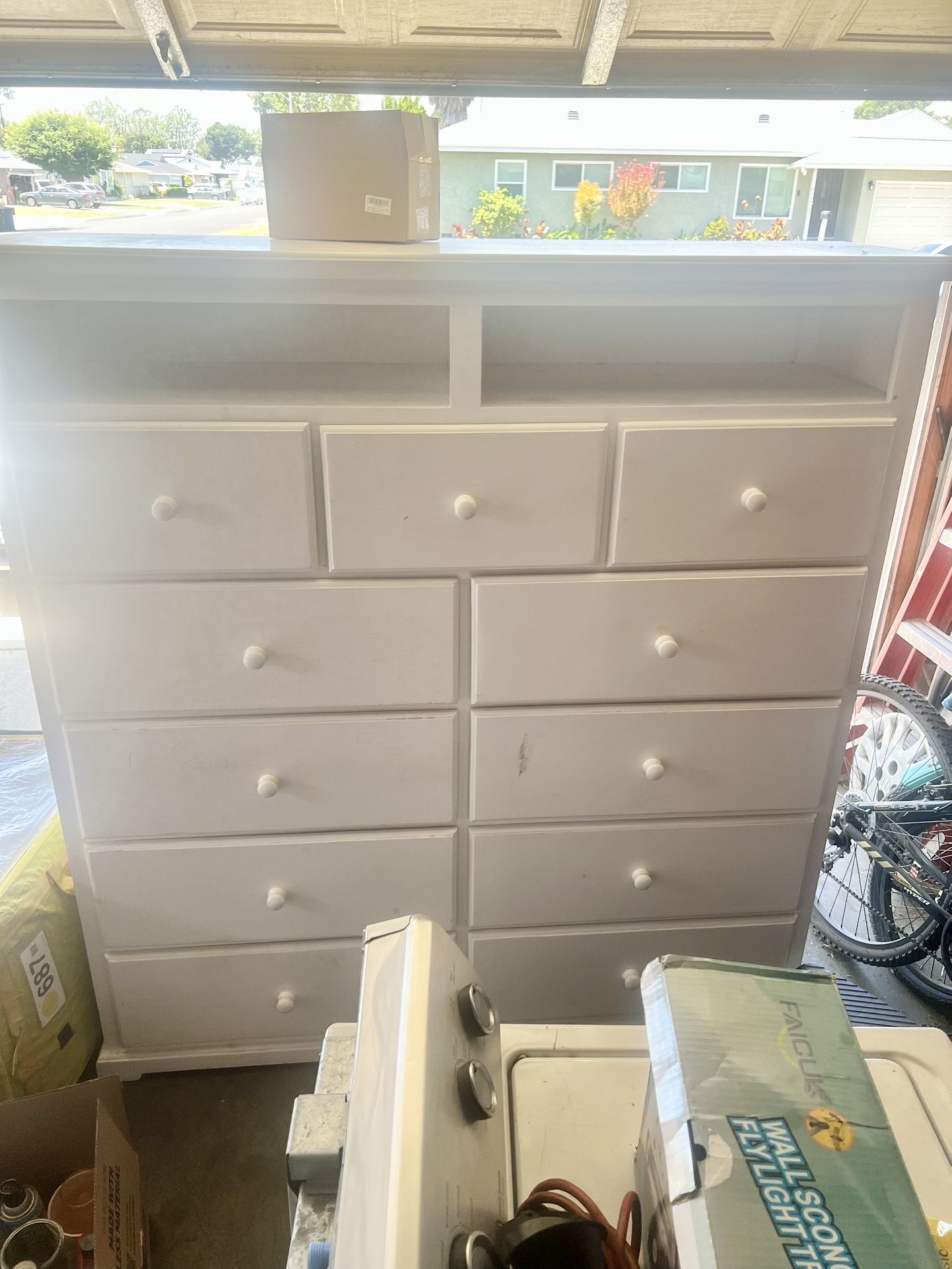 Large White Dresser