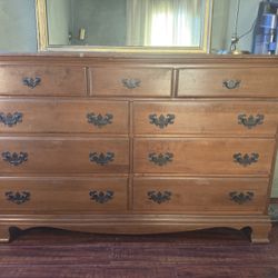 Vintage Wooden Dresser