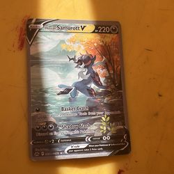 Samurott V (original Pokémon it’s real)