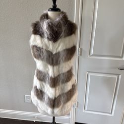 Fur vest WHBM  size xs