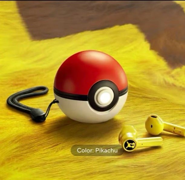 Pokemon Pikachu Wireless Bluetooth 5.0 Headset-Limited Edition Earbuds Earphones
