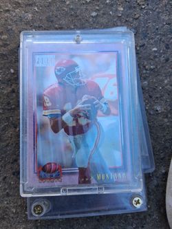 Joe Montana Power Moves Update Football Card