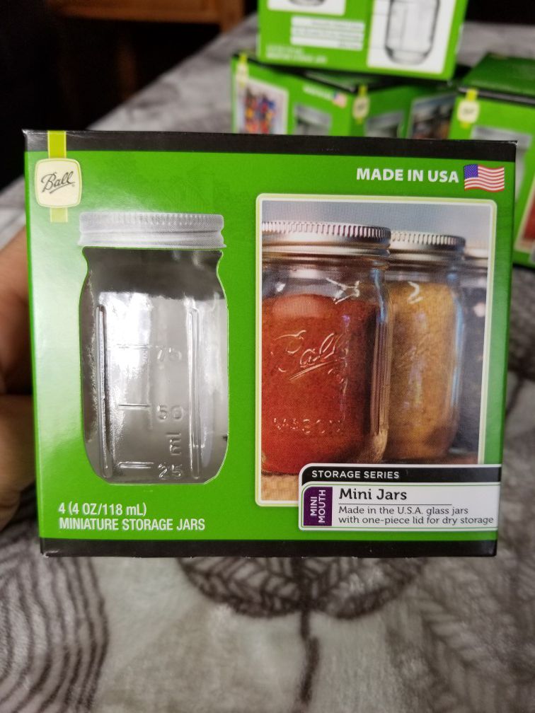 Ball miniature storage jars