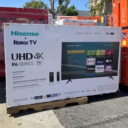 Hisense 75” 4K HDR Smart Tv