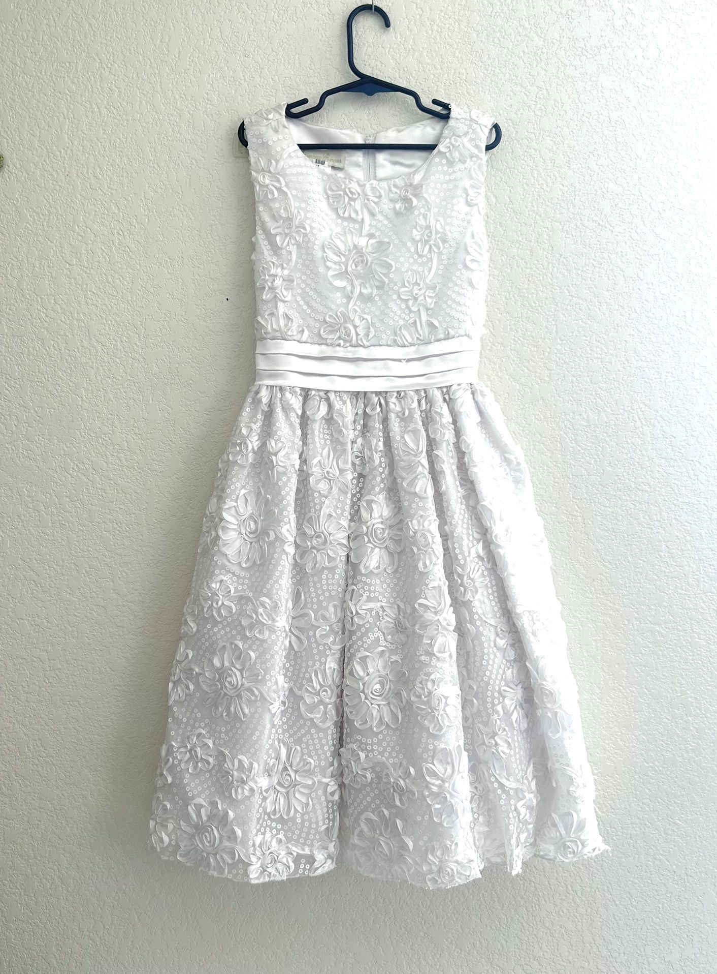 Embroidered Girls’ Easter/Flower Girl Dress Size 12