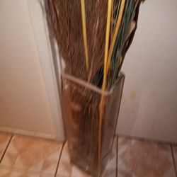 Large Glass Vase Home Decor 