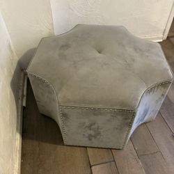 Grey Ottoman 