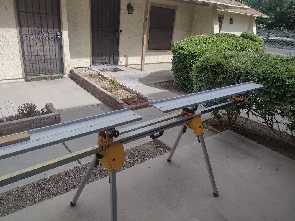 DeWalt Saw Stand and Fascap Slide Stop .