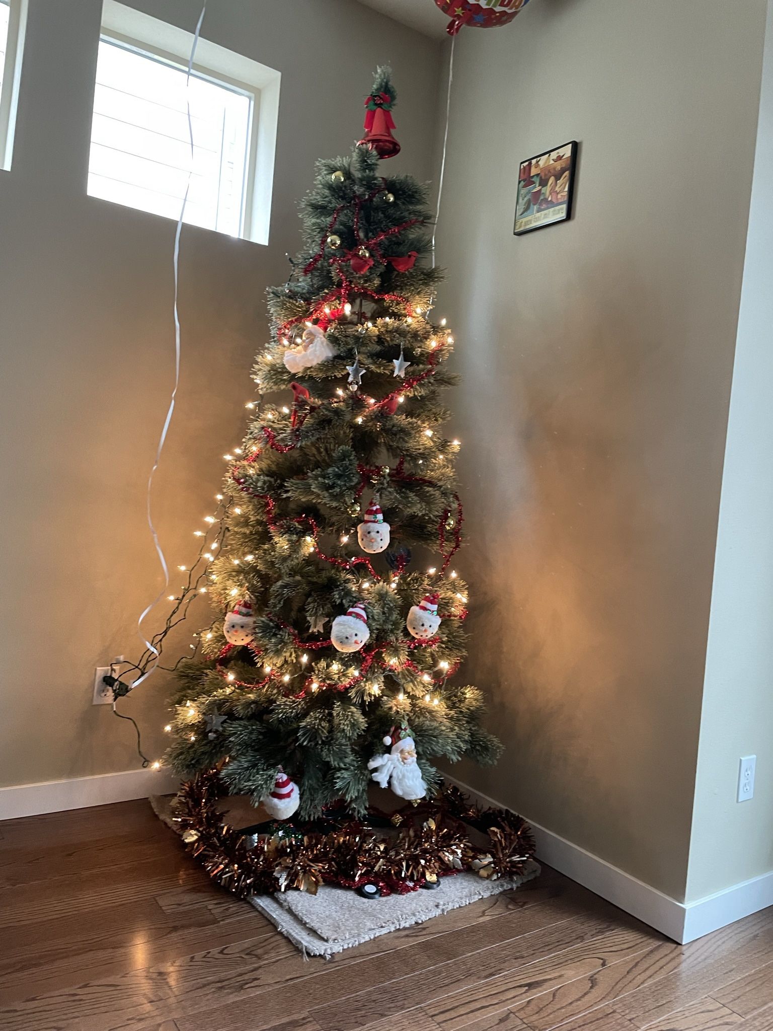 Christmas tree + decorations