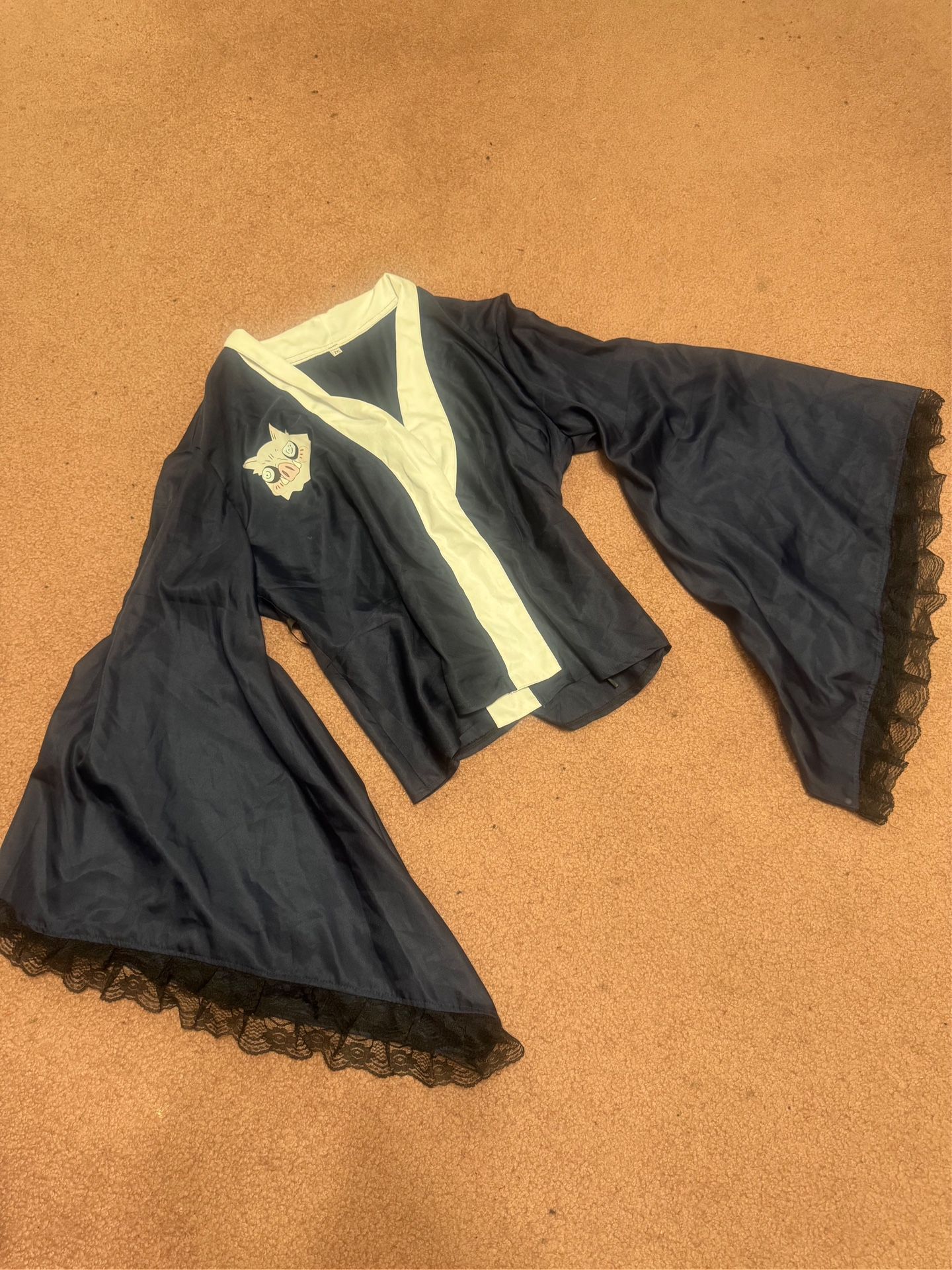 New 2xl cosplay demon slayer robe costume jacket top shirt blouse kimono