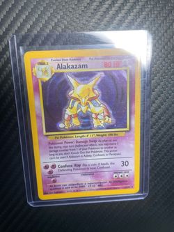 Pokémon Cards Alakazam Base Set