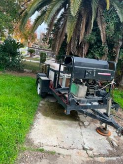 Hot Water Pressure Washer Trailer Unit