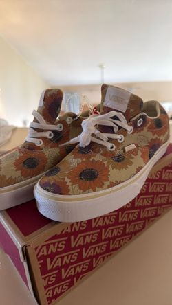 Vans - 7.5 - woman - sunfowers