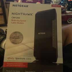 Nighthawk Cm 1200 Multi Gig Speed, Cable, Modem