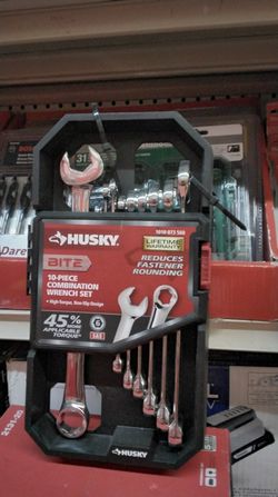 HUSKY 10 - PIECE COMBINATION WRENCH SET 