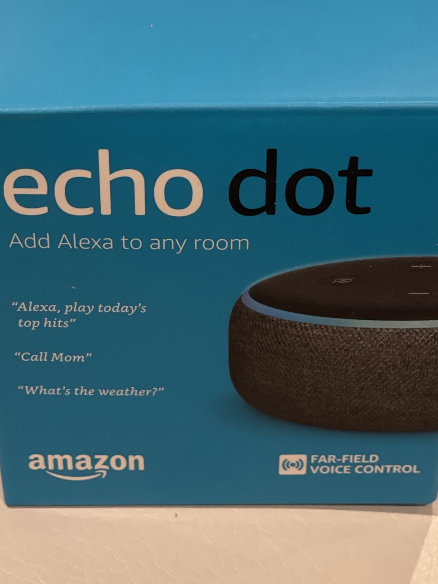 Echo Dot Charcoal Color New 3er Generation