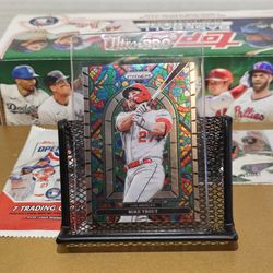 Mike Trout. 2022 Panini Prizm - Stained Glass. MLB. All Star. LA Angeles.