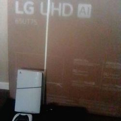 Bundle Deal LG UHD Smart TV And PS5