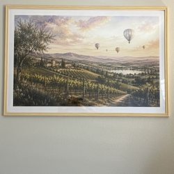 Temecula Sunrise Balloon Escape 24x36” Poster Print