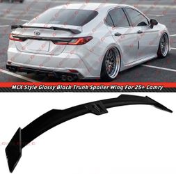 25-26 Toyota Camry MCX Style Glossy Black Trunk Spoiler Wing