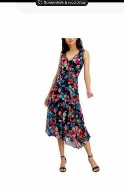 Beautiful flower spring dress- size 12