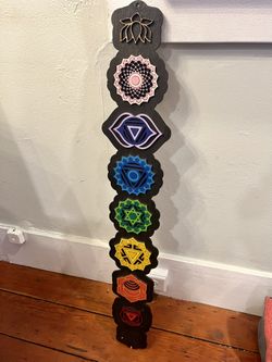 Wooden Chakra Decor