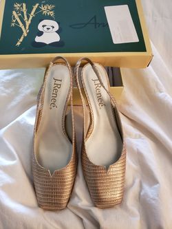 J.Renee lizzard print low 1.25 heel