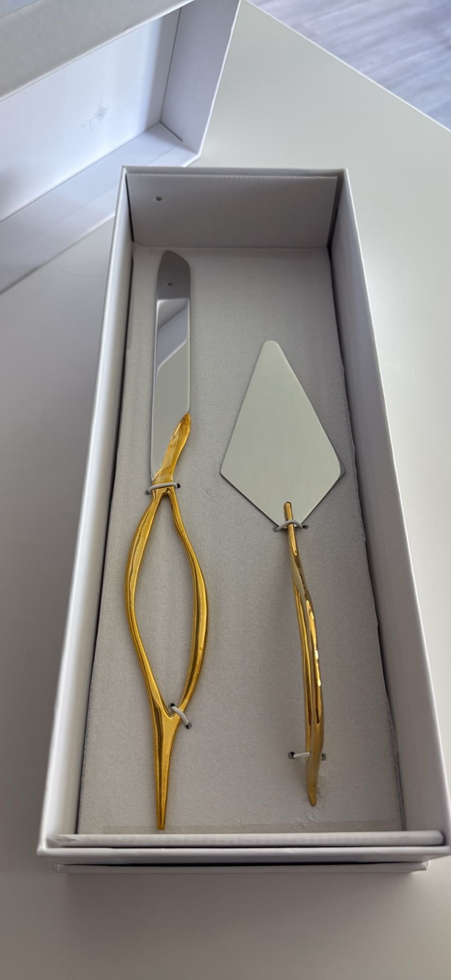 CB2 Brand New Cake Servers