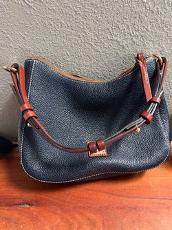 Blue Pebble Leather Purse!