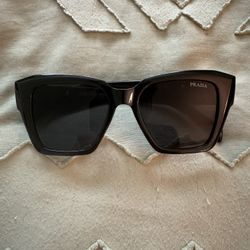 Black Geometric Prada Sunglasses