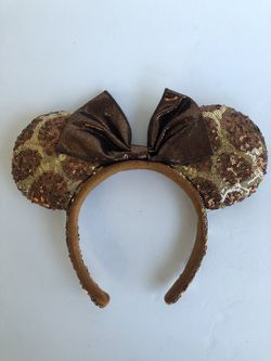 Disney Parks Animal Kingdom Giraffe Minnie Ears Headband 