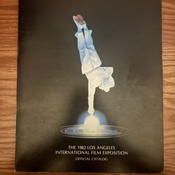 RARE AND ORIGINAL 1982 FILMEX SOCIETY LOS ANGELES INTERNATIONAL FILM EXPOSITION CATALOG