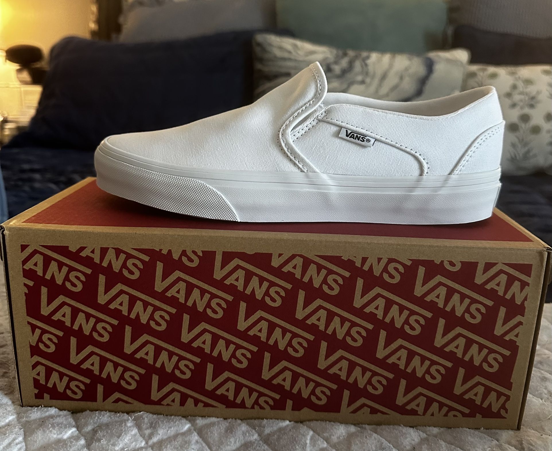 NEW~ All White VANS (Hard To Find!) ~ $60