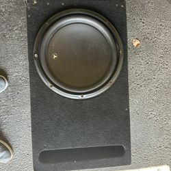 JL Audio 12W3v3-4 Subwoofer In Ported Box