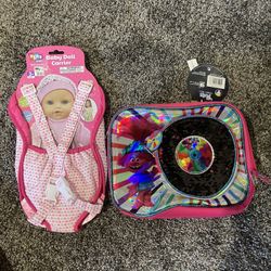 Baby Doll Carrier And Kids Lunch Box