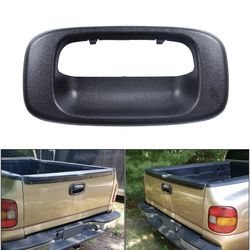 Rear Tail gate Tailgate Handle Bezel Trim For 1999-07 Chevy Silverado GMC Sierra