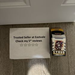 Cyrus Pokemon Premium Tournament Collection TCG Box