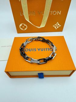 Black and white diamond bracelet, 21cm