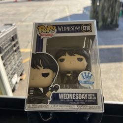 Wednesday With Cello Funko Pop