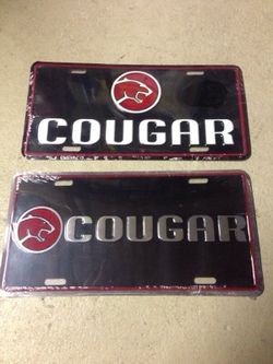 Cougar License Plates