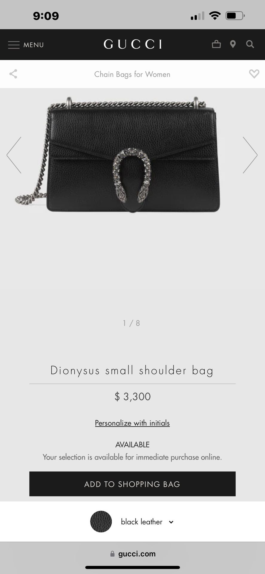 Gucci - Dionysus small shoulder bag 