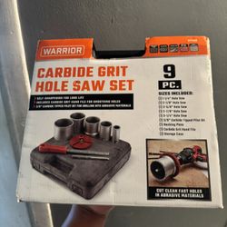 Carbide Grit Hole Saw Set 20$ F