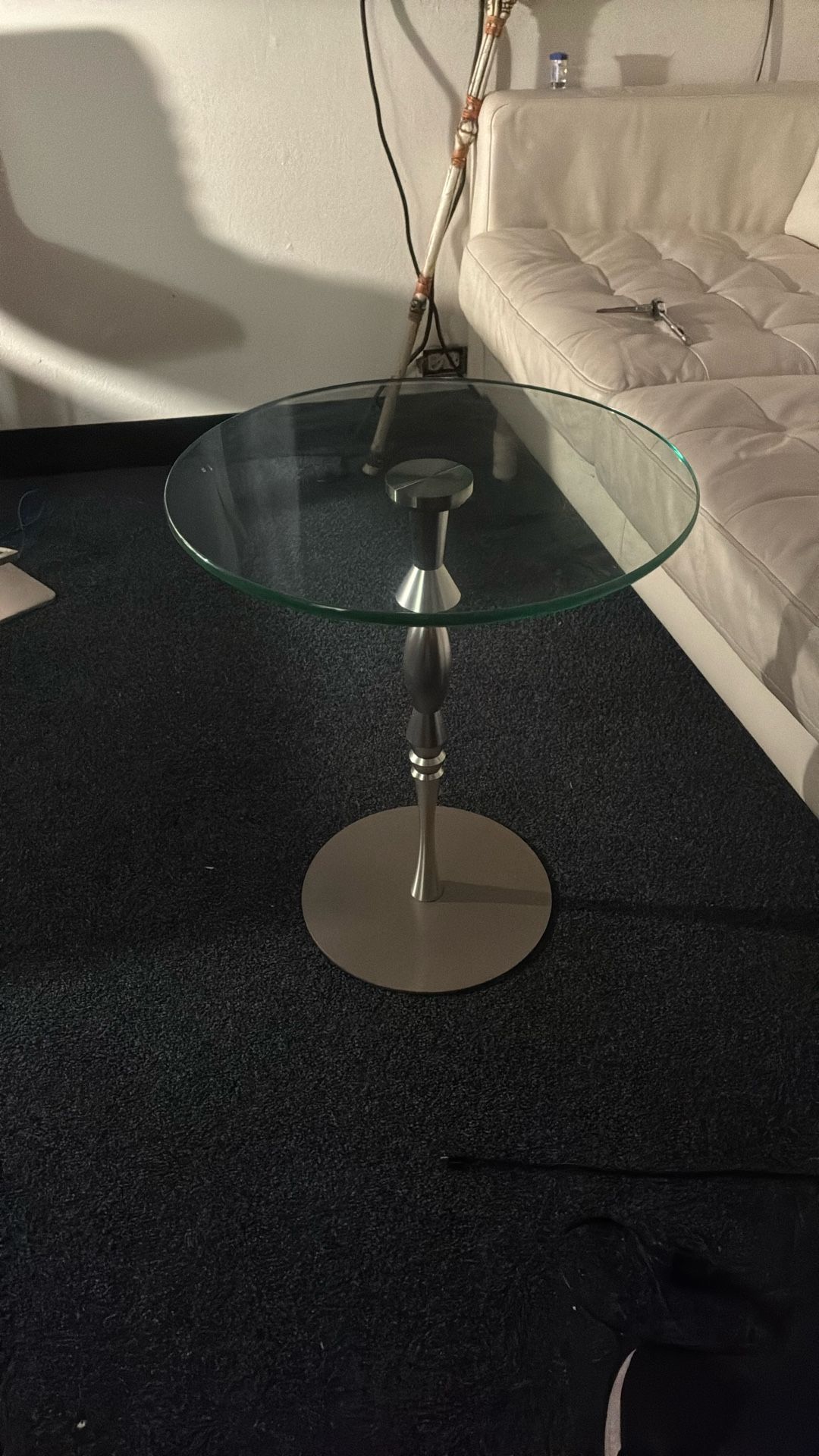 Glass End Table