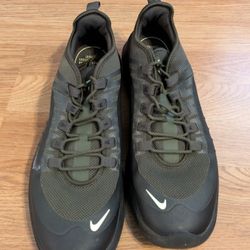 Men's NIKE Airmax Axis Cargo Khaki Volt Black-Barely AA2146-302 - (Size 11)