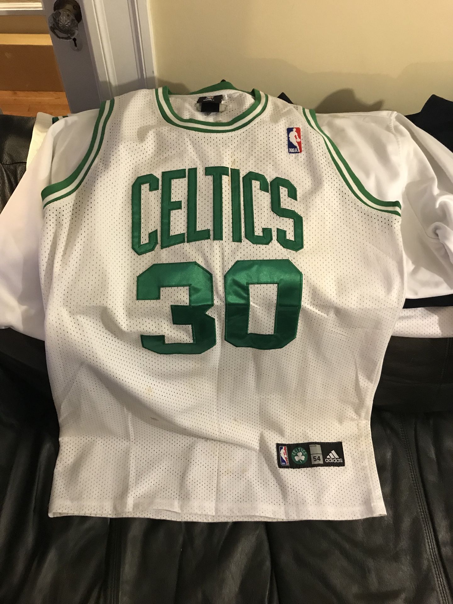 Boston Celtics Rasheed Wallace size 52 men’s jersey authentic White yours for 100.00