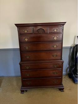 Tall solid Cherry dresser