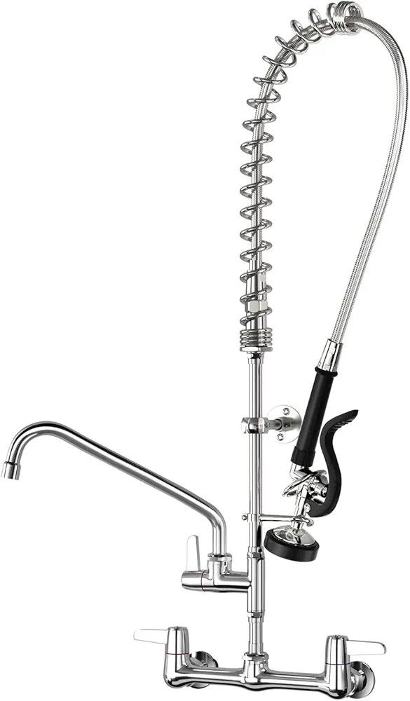 BESTJEEF
Commercial Sink Faucet with Sprayer for Restaurant-Chefs : Commercial kitchen Faucet for Cook - 36"