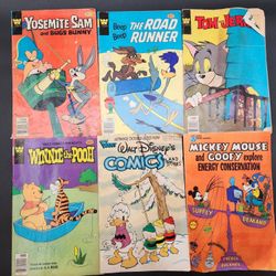 1970s Whitman & Disney Comics Winnie The Pooh Mickey Mouse